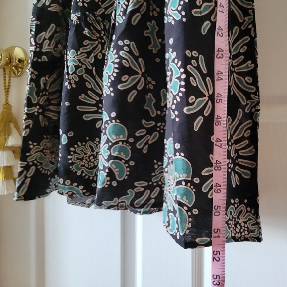 Blu Pepper Midi Dress Sundress Small NWT Blue Multi Boho Trendy Boho Cute - Picture 6 of 6